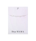 Zilverkleurige leuke armband met de letters MAMA