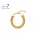 Armband met schakels in goudkleur